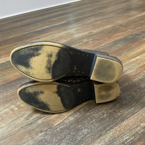 LUCKY BRAND LEOPARD PRINT RAIN BOOTS SIZE 10M - Picture 6 of 8